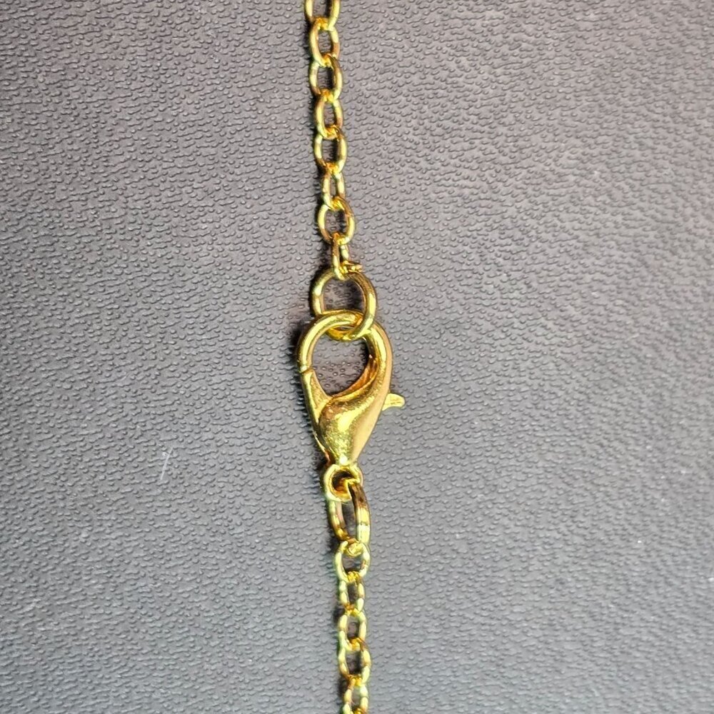 Golden "Faith" Cross Pendant Necklace (NWOT) - Picture 5 of 5